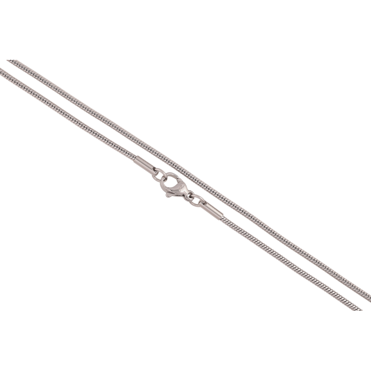 Ланцюжок Xuping ТТМ Stainless Steel колір Родій Плетіння Ювелірний шнур довжина 45см х 1.5мм фото №10