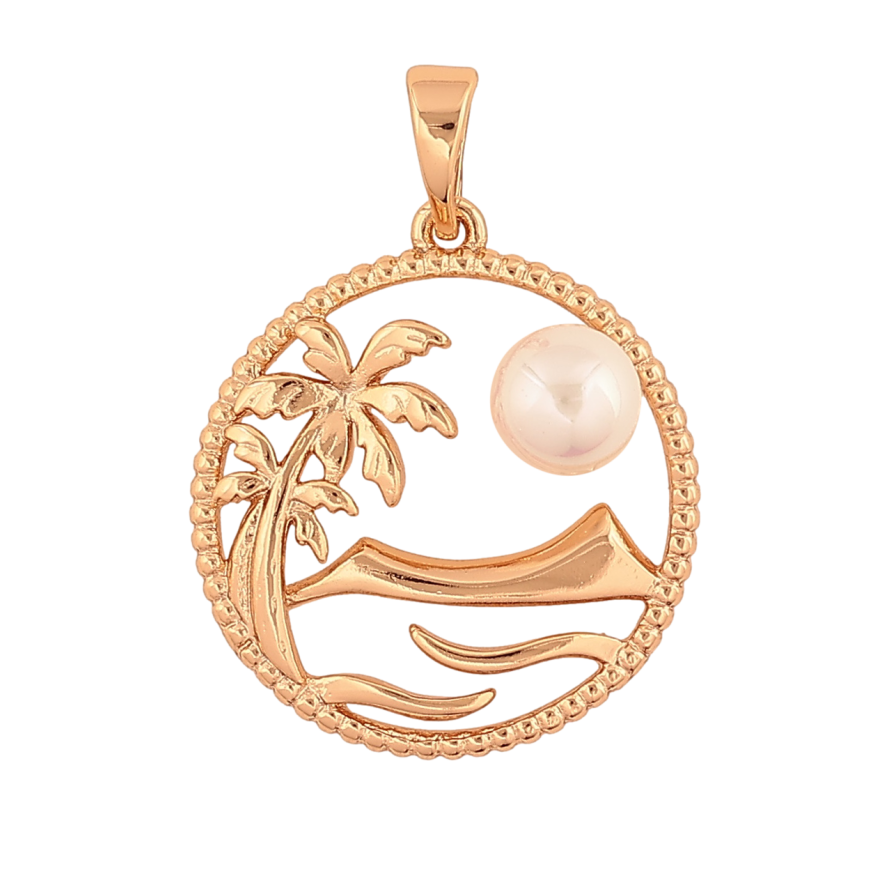 Кулон Xuping Позолота колір 18K Пальми для ланцюжка до 5мм фото №1