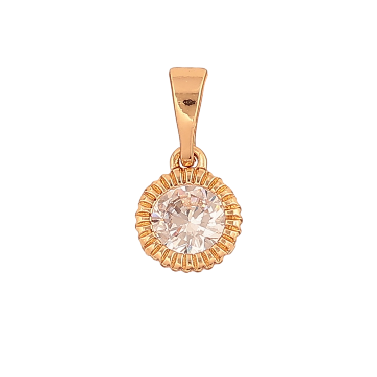 Кулон Xuping Позолота колір 18K Кристал, ø 8мм для ланцюжка до 5мм фото №13