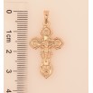 Кулон Xuping Цвет Позолота 18K Крест с Распятием для цепочки до 5мм фото №2