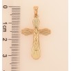 Кулон Xuping Колір Позолота 18K Хрест з Розп'яттям для ланцюжка до 5мм фото №2