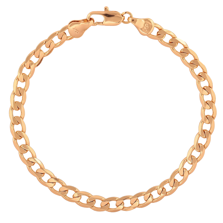 Браслет Xuping Цвет Позолота 18K Цепочка Панцирная размер 19см х 5мм фото №9