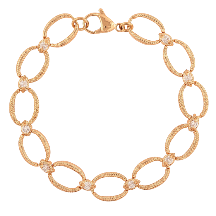 Браслет Xuping Колір Позолота 18K Візерунок з кристалами розмір 19см х 4-10мм фото №21