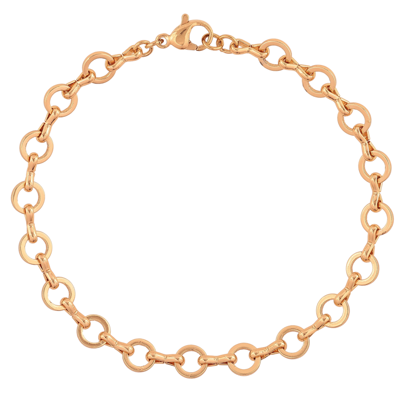 Браслет Xuping Колір Позолота 18K Ланцюжок Фантазійний розмір 19см х 6мм фото №1