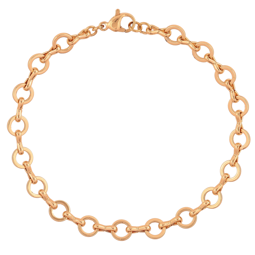 Браслет Xuping Колір Позолота 18K Ланцюжок Фантазійний розмір 19см х 6мм фото №1