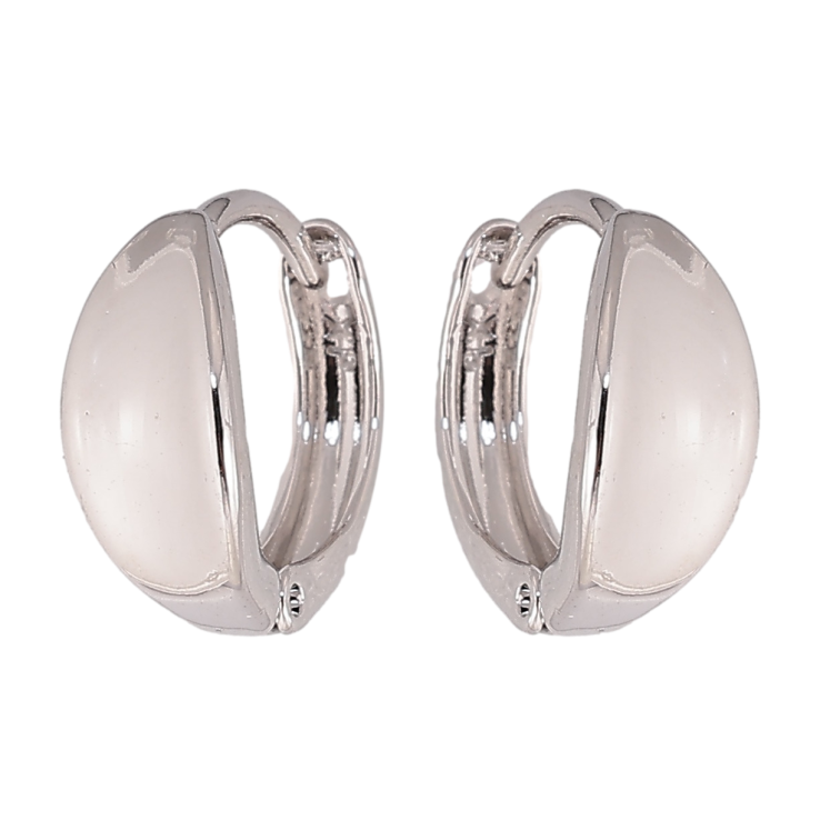 Сережки Xuping колір Родій колечка Декоративні фото №7