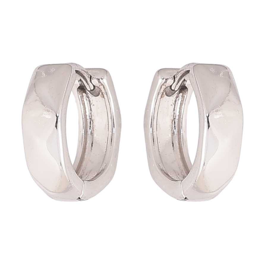 Сережки Xuping колір Родій колечка Декоративний візерунок фото №1