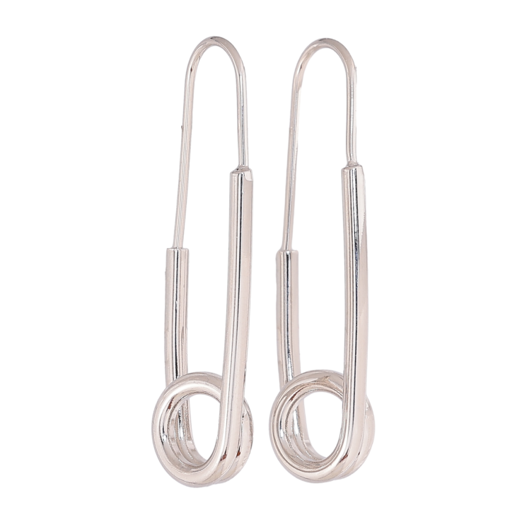 Сережки Xuping колір Родій французький замок Шпильки фото №9 Сережки Xuping колір Родій французький замок Шпильки фото №9