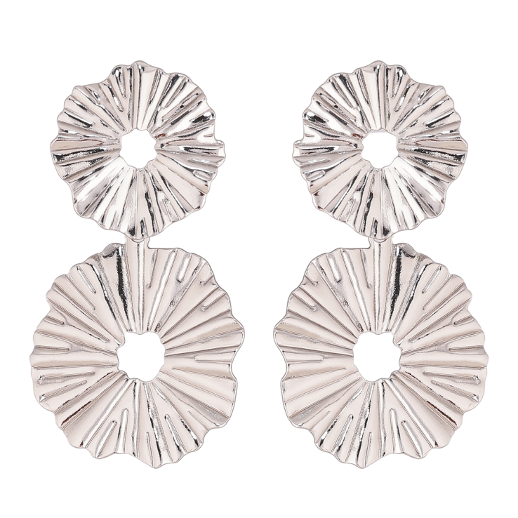 Сережки Xuping колір Родій пусети Декоративні підвіски фото №24