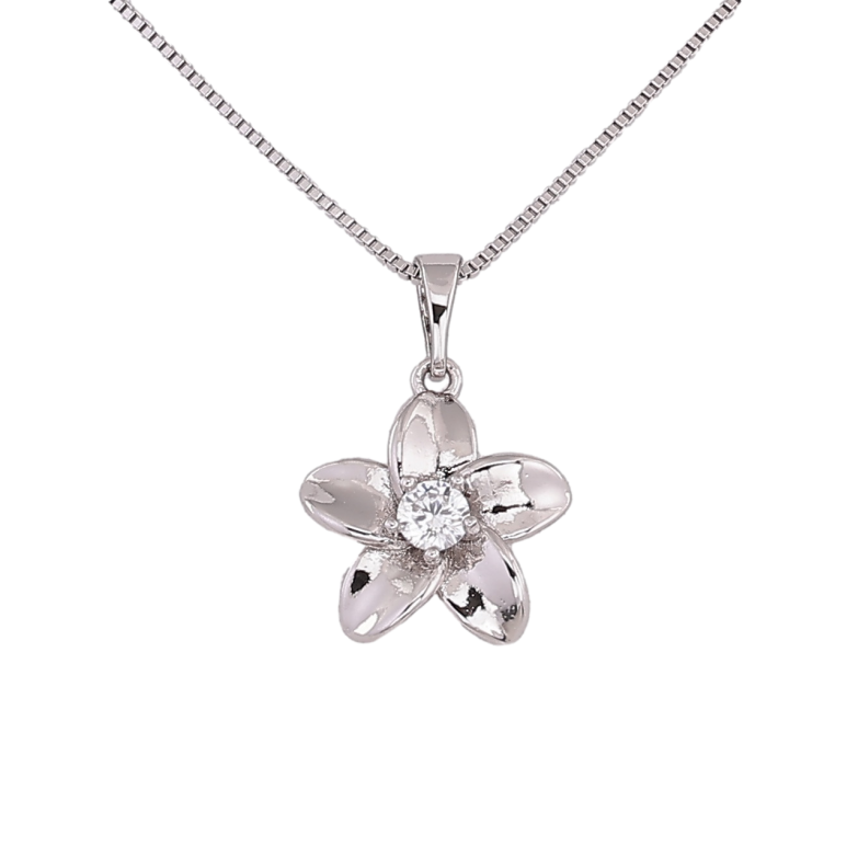 Подвеска на цепочке Xuping Цвет Родий Цветочек размер 45см х 1мм фото №8