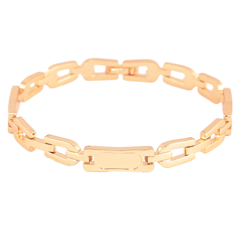 Браслет Xuping Колір Позолота 18K Декоративний візерунок розмір 19.5см х 7мм фото №1