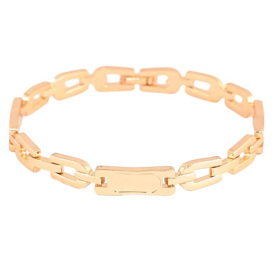 Браслет Xuping Колір Позолота 18K Декоративний візерунок розмір 19.5см х 7мм фото №1