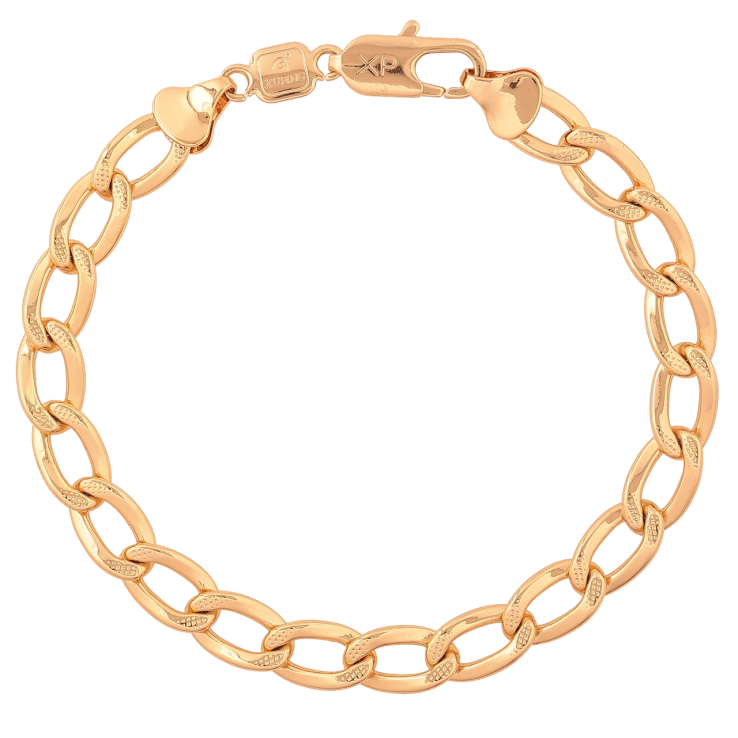 Браслет Xuping Колір Позолота 18K Ланцюжок Панцирний розмір 21см х 7мм фото №24