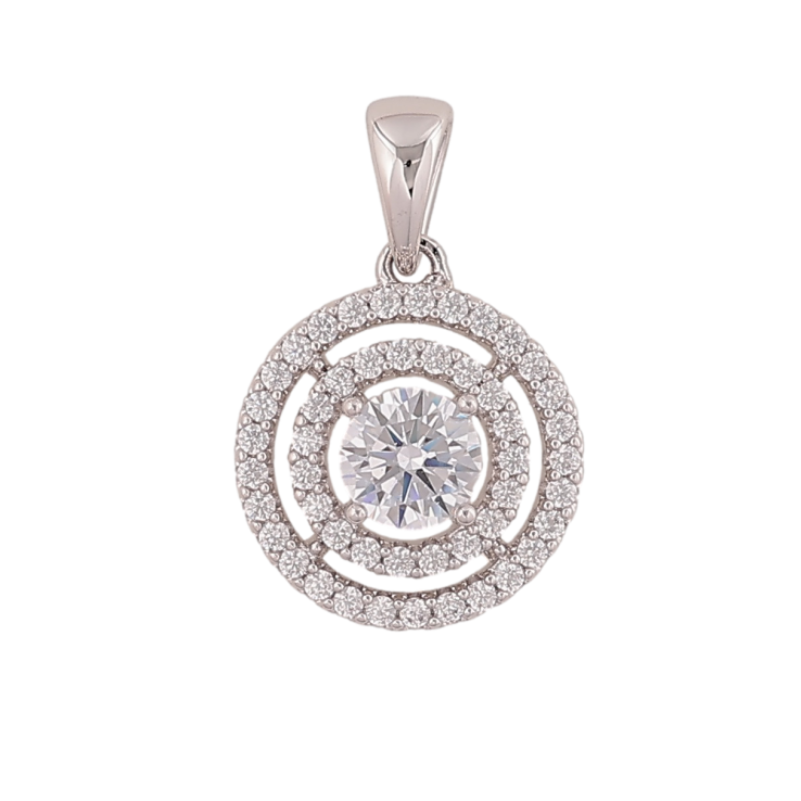 Кулон Xuping Колір Родій Кришталевий блиск для ланцюжка до 4мм фото №22 Кулон Xuping Колір Родій Кришталевий блиск для ланцюжка до 4мм фото №22