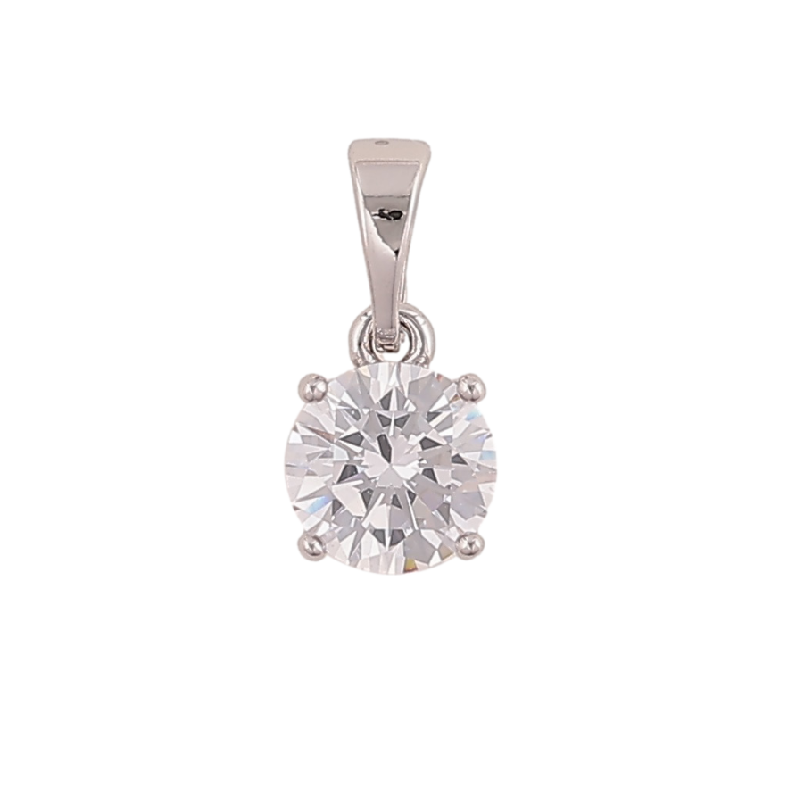 Кулон Xuping Цвет Родий Кристалл, ø 7мм для цепочки до 5мм фото №1