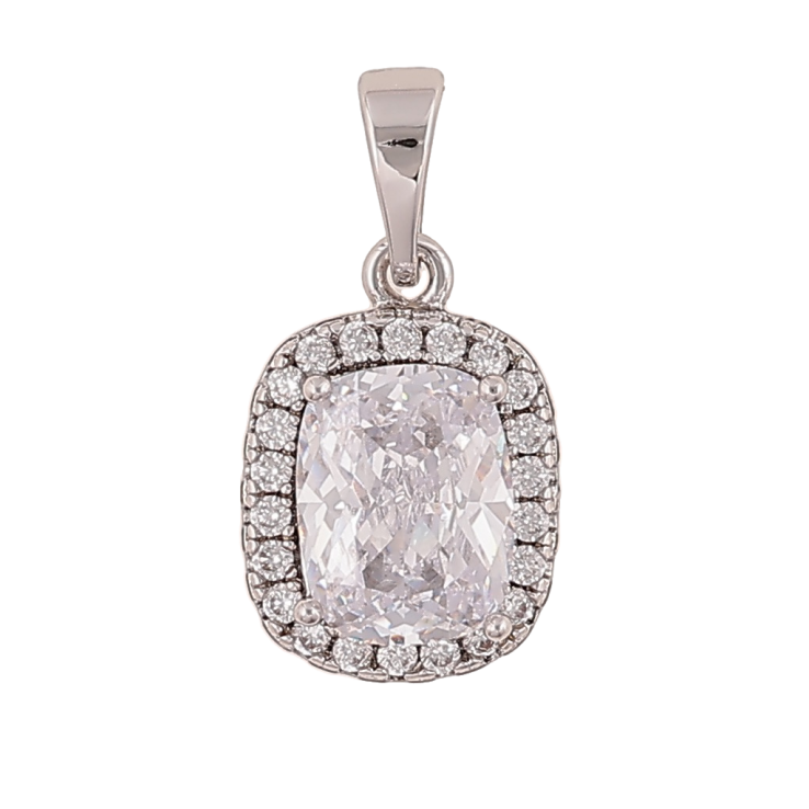 Кулон Xuping Колір Родій Кришталевий блиск для ланцюжка до 5мм фото №24 Кулон Xuping Колір Родій Кришталевий блиск для ланцюжка до 5мм фото №24