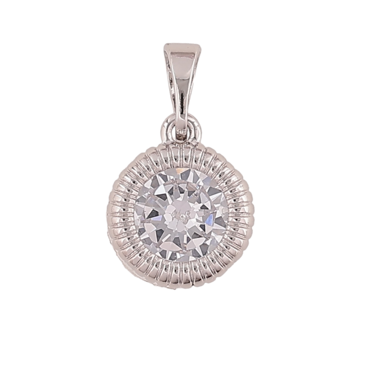 Кулон Xuping Колір Родій Кристал, ø 11мм для ланцюжка до 5мм фото №25 Кулон Xuping Колір Родій Кристал, ø 11мм для ланцюжка до 5мм фото №25