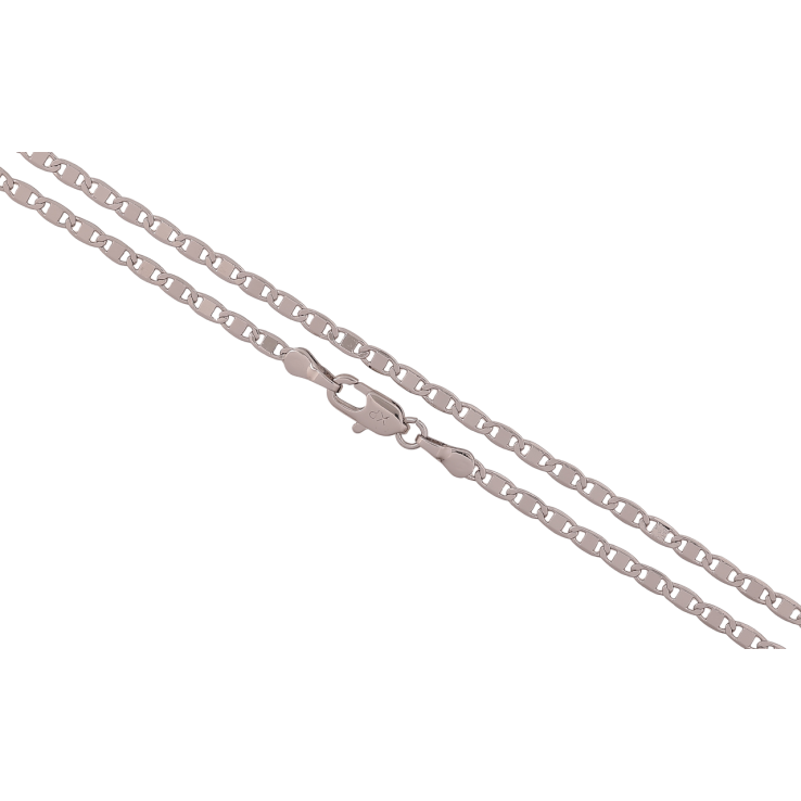 Ланцюжок Xuping Колір Родій Плетіння Морський ланцюг довжина 45см х 2.5мм фото №11