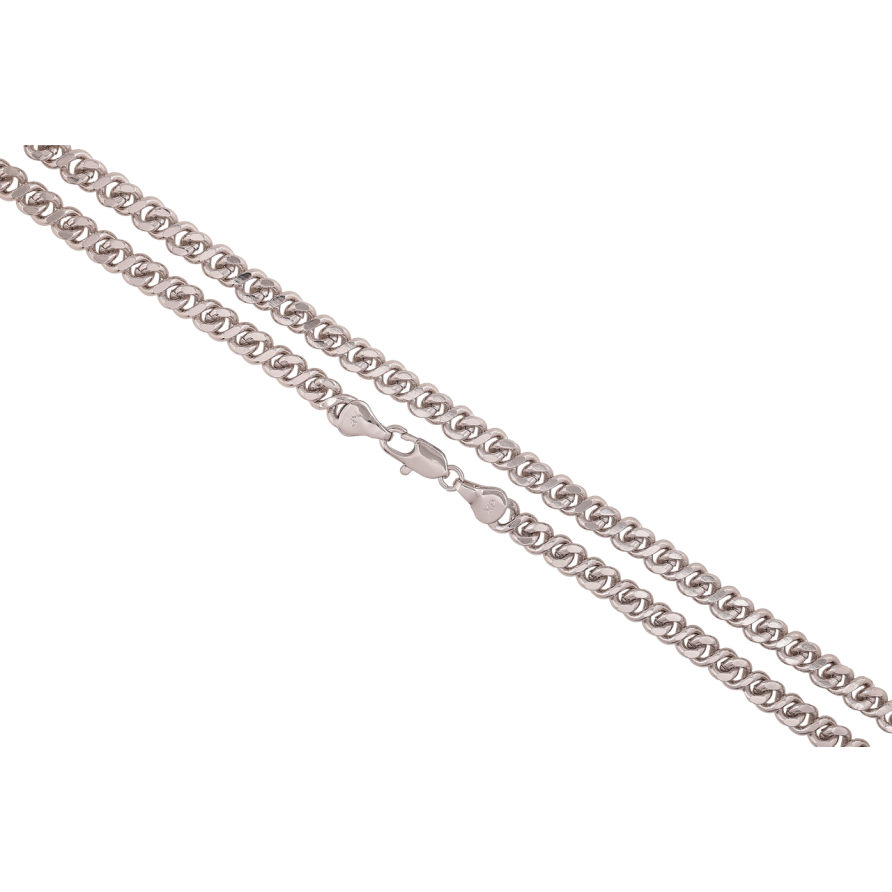 Ланцюжок Xuping Колір Родій Плетіння Вісімка довжина 51см х 5мм фото №1