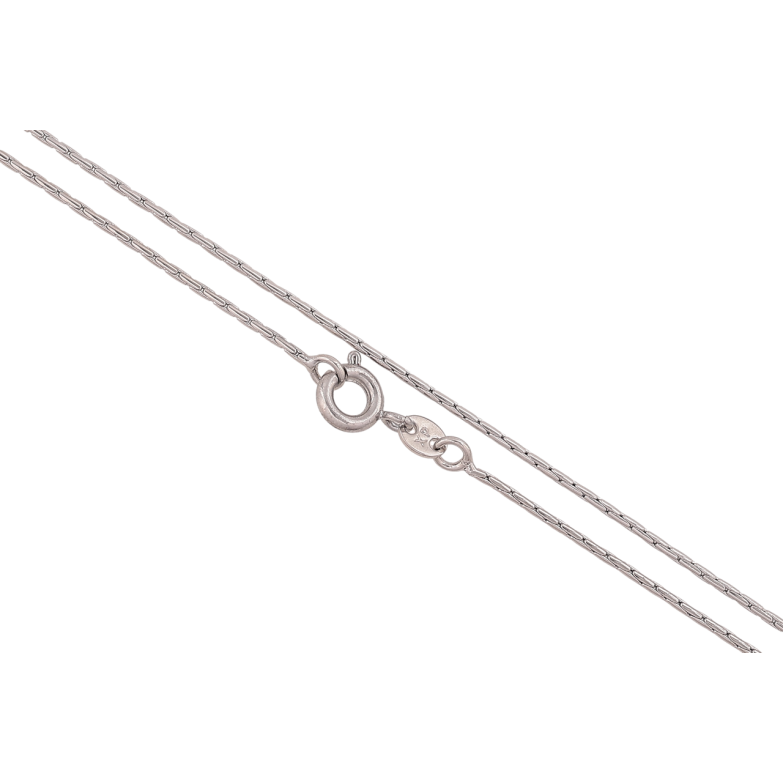 Ланцюжок Xuping Колір Родій Плетіння Фантазійне довжина 42см х 1мм фото №1 Ланцюжок Xuping Колір Родій Плетіння Фантазійне довжина 42см х 1мм фото №1