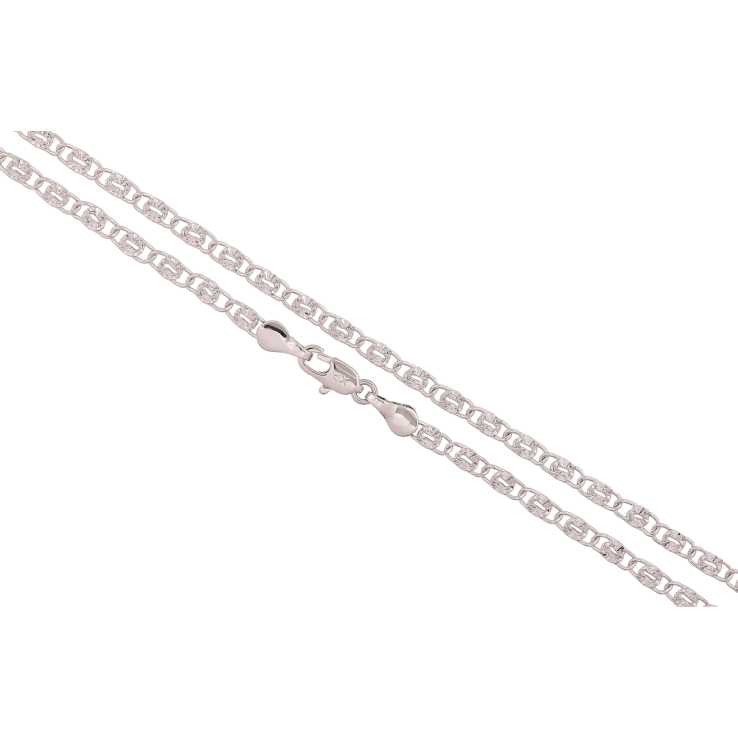 Ланцюжок Xuping Колір Родій Плетіння Пташине Око довжина 50см х 3мм фото №16