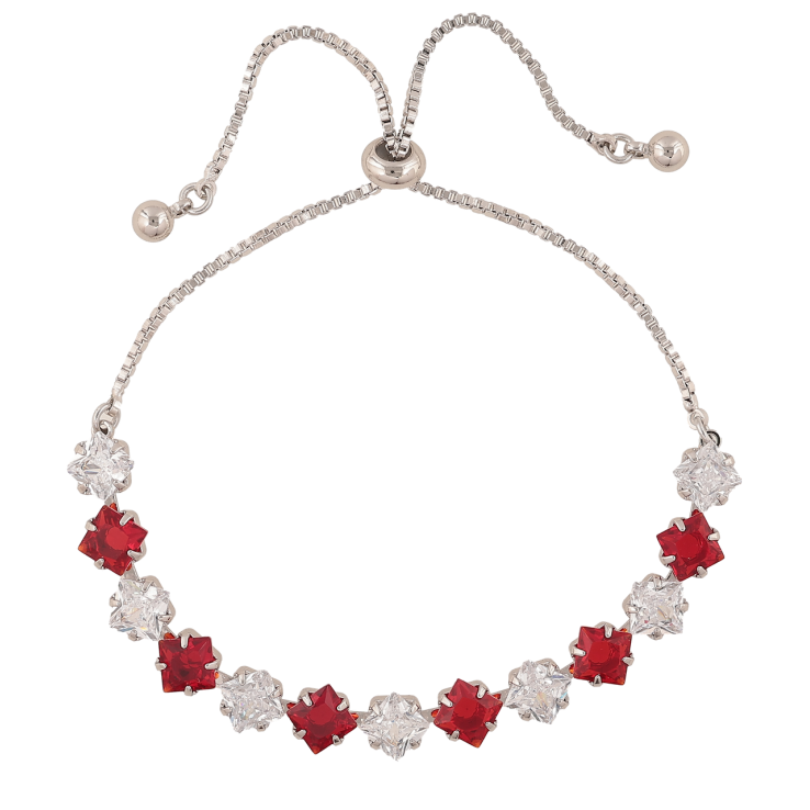 Браслет Xuping Колір Родій Доріжка червоно-білих кристалів розмір з бігунком 10-23см х 1-7мм фото №17 Браслет Xuping Колір Родій Доріжка червоно-білих кристалів розмір з бігунком 10-23см х 1-7мм фото №17