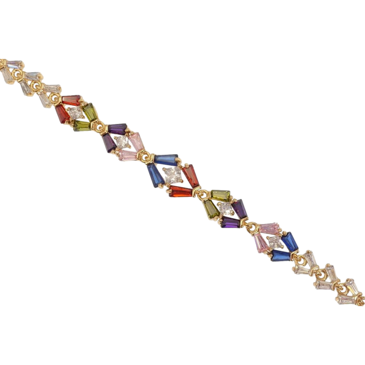 Браслет Xuping Позолота 18K Кристали Трапеція Декоративний Візерунок довжина з дод. замком 17,5-19,5 см фото №19 Браслет Xuping Позолота 18K Кристали Трапеція Декоративний Візерунок довжина з дод. замком 17,5-19,5 см фото №19