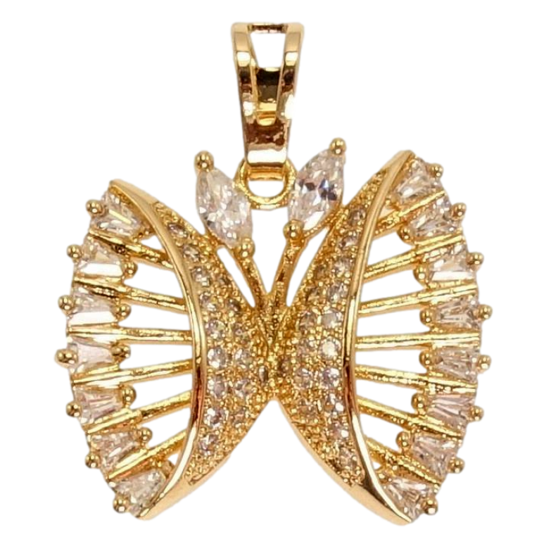 Кулон Xuping Позолота 18 К Бабочка Крылья в Форме Ракушек фото №1 Кулон Xuping Позолота 18 К Бабочка Крылья в Форме Ракушек фото №1