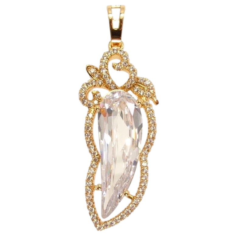 Кулон Xuping Позолота 18K Перчик Вставка Кристал фото №1 Кулон Xuping Позолота 18K Перчик Вставка Кристал фото №1