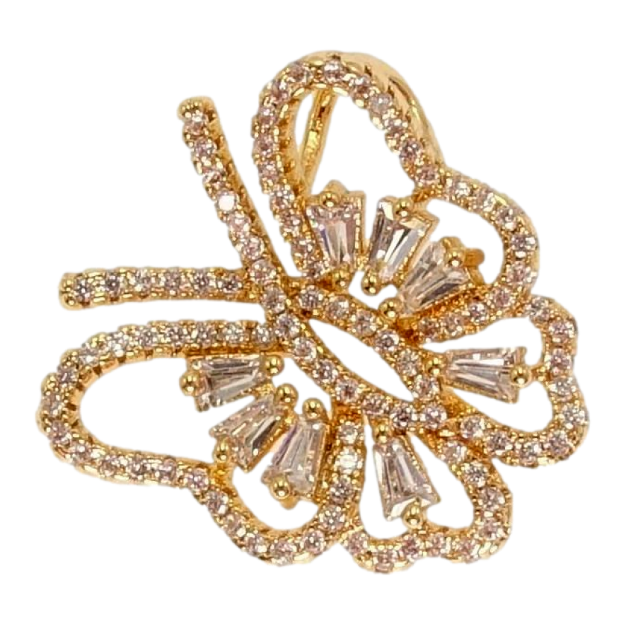 Кулон Xuping Позолота 18 К Метелик Інкрустація Дрібний Цирконій фото №1