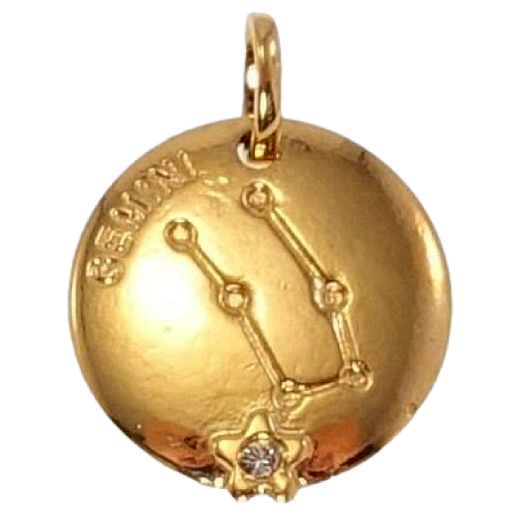 Кулон Xuping Позолота 18 К Круглий Двосторонній Медальйон Знак Зодіаку Близнюки фото №13 Кулон Xuping Позолота 18 К Круглий Двосторонній Медальйон Знак Зодіаку Близнюки фото №13