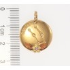 Кулон Xuping Позолота 18 К Круглий Двосторонній Медальйон Знак Зодіаку Близнюки фото №2 Кулон Xuping Позолота 18 К Круглий Двосторонній Медальйон Знак Зодіаку Близнюки фото №2