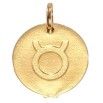 Кулон Xuping Позолота 18 К Круглий Двосторонній Медальйон Знак Зодіаку Телець фото №3 Кулон Xuping Позолота 18 К Круглий Двосторонній Медальйон Знак Зодіаку Телець фото №3