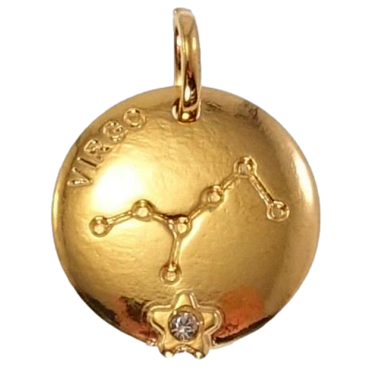 Кулон Xuping Позолота 18 К Круглий Двосторонній Медальйон Знак Зодіаку Діва фото №11 Кулон Xuping Позолота 18 К Круглий Двосторонній Медальйон Знак Зодіаку Діва фото №11