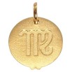 Кулон Xuping Позолота 18 К Круглий Двосторонній Медальйон Знак Зодіаку Діва фото №3 Кулон Xuping Позолота 18 К Круглий Двосторонній Медальйон Знак Зодіаку Діва фото №3