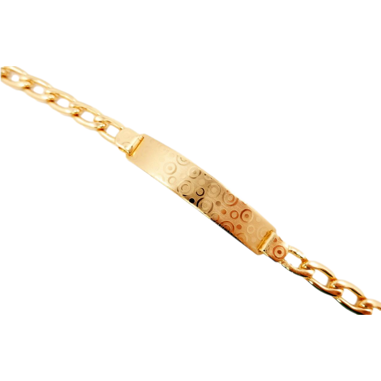 Браслет Xuping Позолота 18K Панцирное Плетение Декор Выгнутая Пластина с Напылением Круги размер 18 см фото №1 Браслет Xuping Позолота 18K Панцирное Плетение Декор Выгнутая Пластина с Напылением Круги размер 18 см фото №1