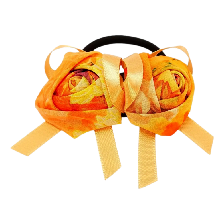 Гумка Дві Трояндочки Декор Атласна Стрічка фото №5