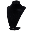 УЦЕНКА Незначительные потертости. Подставка Шея под колье, цепочки Черная бархатная  ВШ - 24х18 см фото №4