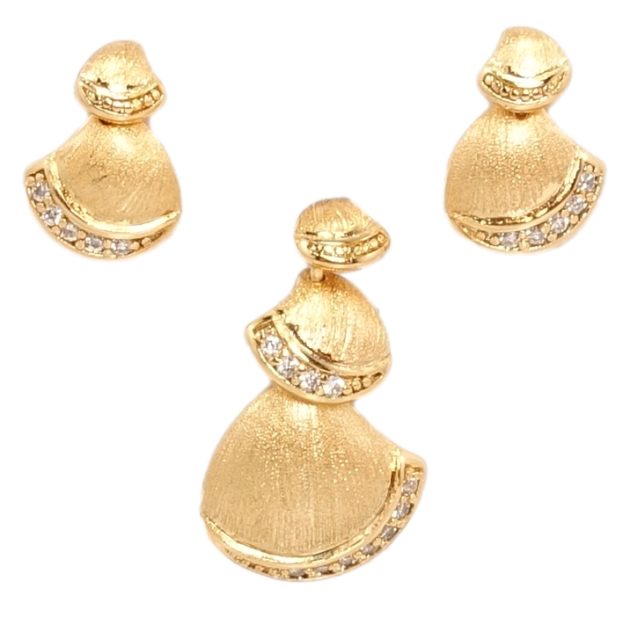 Набір Xuping Позолота 18K Сережки Кулон Мушля фото №1