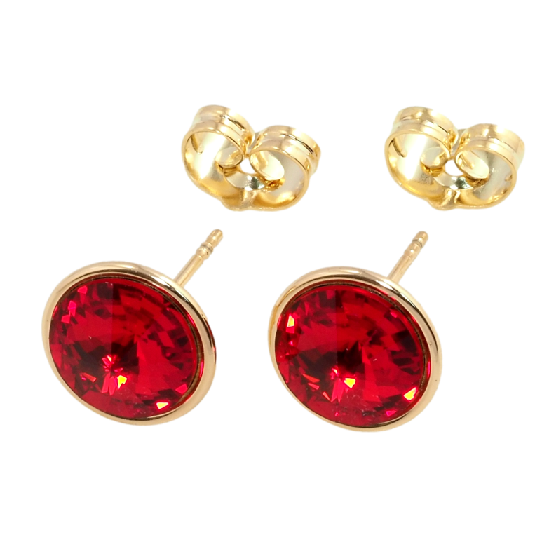 Серьги Xuping цвет 18K с кристаллами Swarovski пусеты Кристалл Глухая Оправа ø 8мм фото №1 Серьги Xuping цвет 18K с кристаллами Swarovski пусеты Кристалл Глухая Оправа ø 8мм фото №1