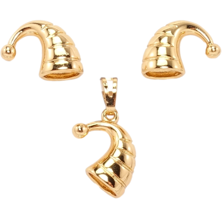 Набір Xuping Позолота 18K Сережки Кулон Ковпак фото №24