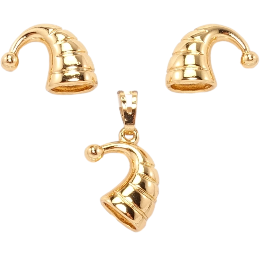 Набір Xuping Позолота 18K Сережки Кулон Ковпак фото №1