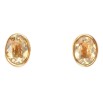 Сережки Xuping колір 18K з кристалами Swarovski пусети Пісочний овальний кристал в ободковій оправі фото №2 Сережки Xuping колір 18K з кристалами Swarovski пусети Пісочний овальний кристал в ободковій оправі фото №2