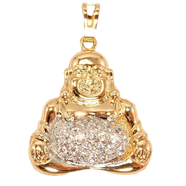 Кулон Xuping Позолота + Родій Будда фото №7