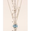 Кулон Xuping колір Родій із кристалами Swarovski на ланцюжку Котик із кристалом Aquamarine довжина 38,5-43см х 1мм фото №5 Кулон Xuping колір Родій із кристалами Swarovski на ланцюжку Котик із кристалом Aquamarine довжина 38,5-43см х 1мм фото №5