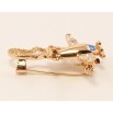 Брошка Xuping Позолота 18 До Літак фото №3