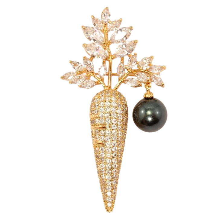 Брошь-кулон Xuping Позолота 18K Морківка фото №22 Брошь-кулон Xuping Позолота 18K Морківка фото №22