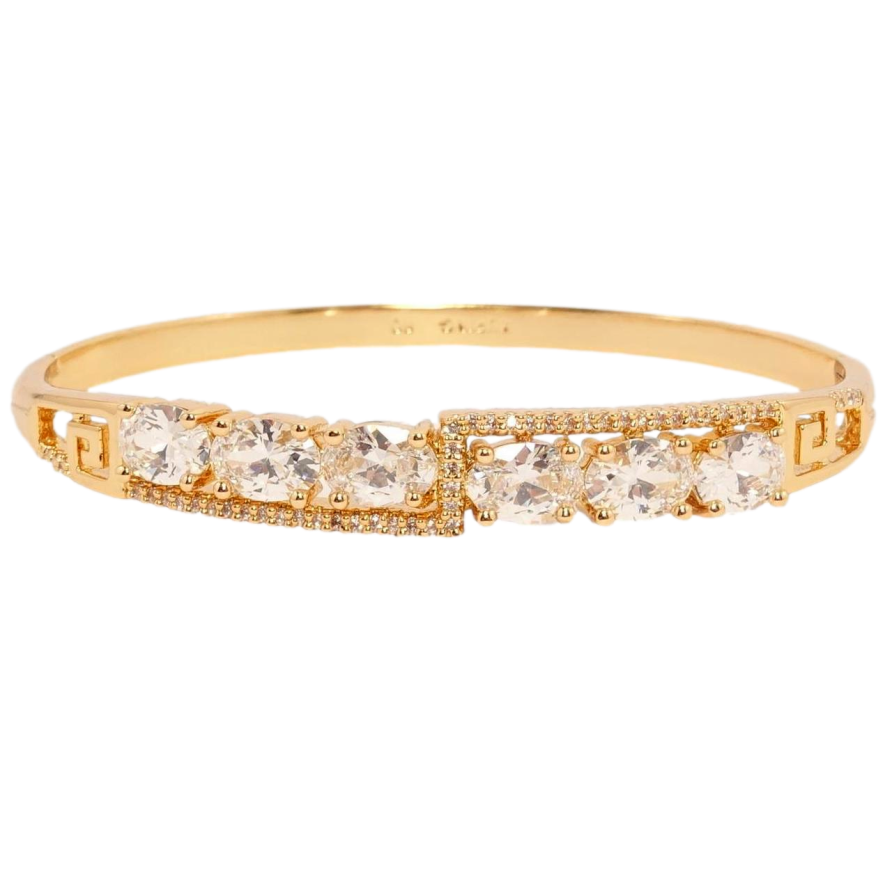 Браслет Xuping Позолота 18K Чарівний блиск ø 6см фото №1