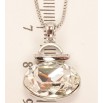 Кулон Xuping цвет Родий с кристаллами Swarovski на цепочке Сумочка кристалл Clear длина 46.5-51см фото №2