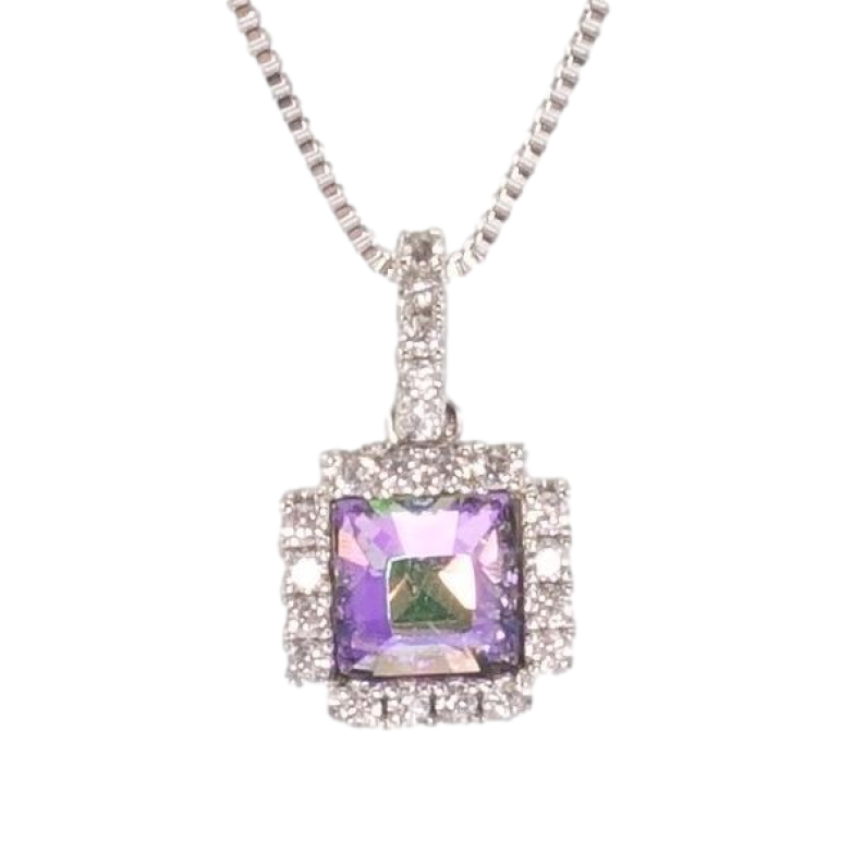 Кулон Xuping колір Родій з кристалами Swarovski на ланцюжку Кристал Paradise Shine довжина фото №1 Кулон Xuping колір Родій з кристалами Swarovski на ланцюжку Кристал Paradise Shine довжина фото №1